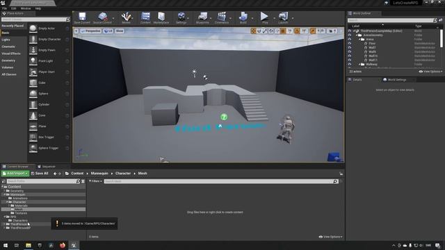 Create a Role playing game in Unreal Engine Part 1 - Project setup смотреть онлайн