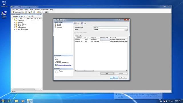 Create Database and Table MS SQL Server 2008 R2 смотреть онлайн