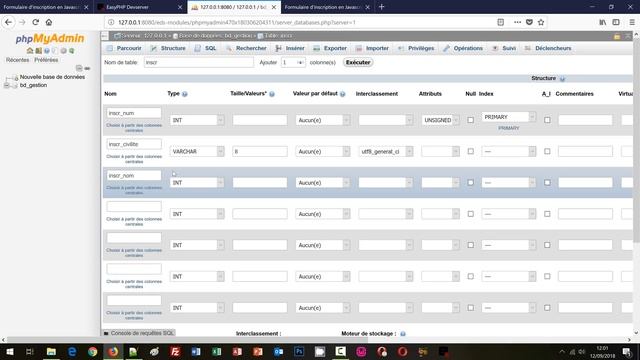 Créer sa première base de données MySql смотреть онлайн