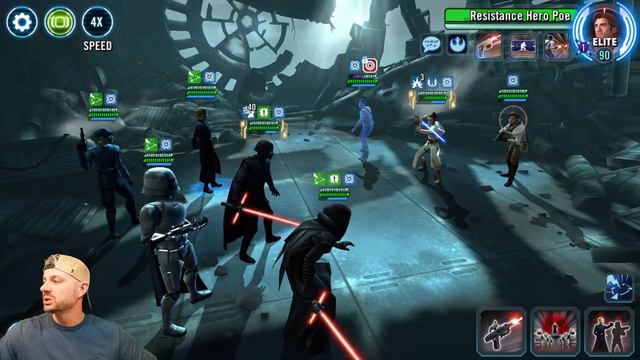 Tier 4 Of Supreme Leader Kylo Ren Unlock - You Can Complete This Tier At Gear Level 12 - SWGOH! смотреть онлайн