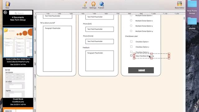 How to add new options to a web form checkbox using Touch Forms Pro for Mac смотреть онлайн