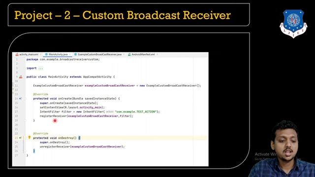 Lec-70_Custom Broadcast Receiver in Android | Mobile Application Development | Computer Engineering смотреть онлайн