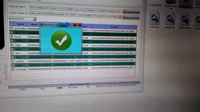 SP Flash Tool And MT6735 Android Scatter For Lenovo TAB2 Base 501LV ( Y!mobile )