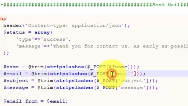 Send message from web page to gmail tutorial Using #php #webapplication #mail смотреть онлайн