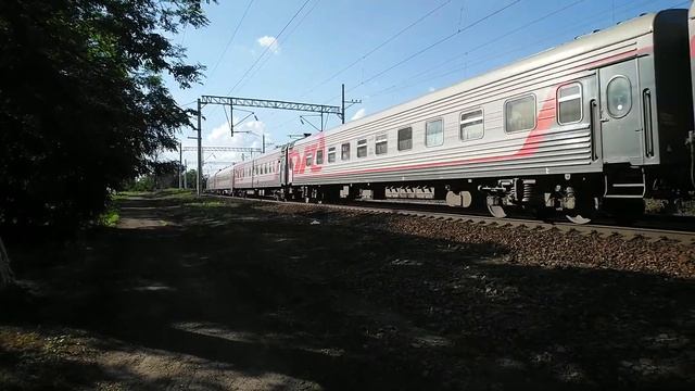 "Вечерние поезда на О. П. Красный Сулин" | голубые ЭП1М! ЭП20! смотреть онлайн