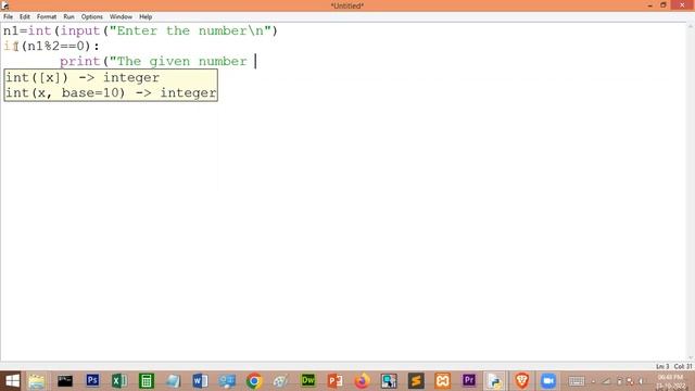 Python program to check the given number is odd or even | Number odd or even in python смотреть онлайн