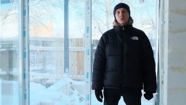 Зимняя стройка дома набирает популярность. Угловые окна это МОДНО! смотреть онлайн