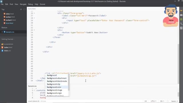 How To Create simple login form in html and css Bootstrap 2022 | Hassam смотреть онлайн
