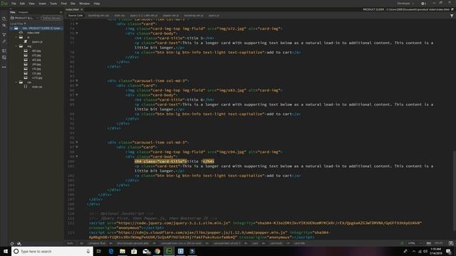 E-Commerce Product Slider Using Bootstrap 4 with code смотреть онлайн