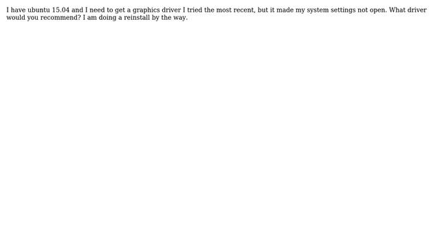 Ubuntu: Which Nvidia driver is needed for a GT 610 graphics card? смотреть онлайн