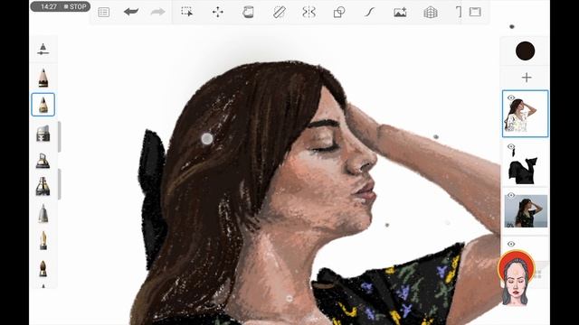 I learned how to use color pencils on autodesk смотреть онлайн