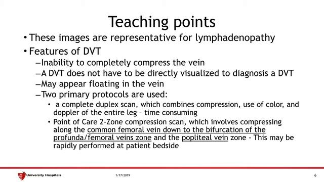 UH CMC ED - Ultrasound Cases #3: DVT vs lymph node смотреть онлайн
