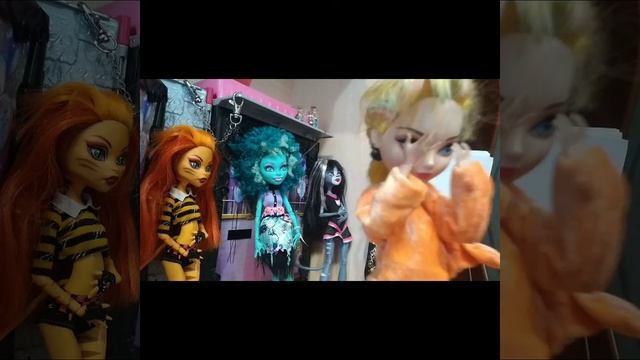 Пижама.??// Стоп моушен// Куклы// Монстр хай// Эвер Автер Хай//stop motion// смотреть онлайн