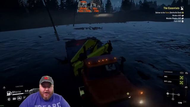 Snow Runner Hard Mode 100% Part 53 - Terahdra Twitch Playthrough смотреть онлайн