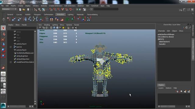 Maya LT - Heat map bind with floating geo "fix" смотреть онлайн