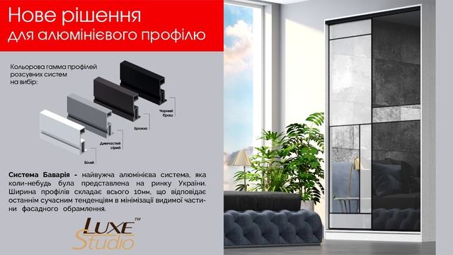 Шкафы-купе с раздвижными системами Бавария от Luxe Studio смотреть онлайн