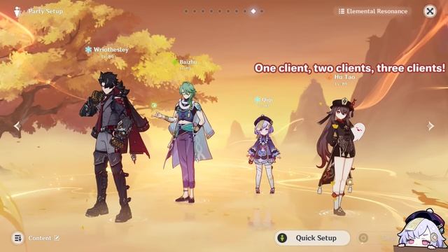 If Genshin Characters React to Each Other in Team Selection смотреть онлайн