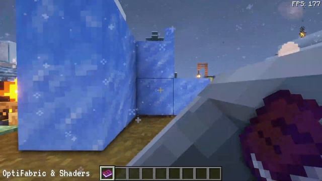 OptiFabric (OptiFine) VS Sodium & Iris Shaders Fabric 1.18.2 FPS Comparison Minecraft
