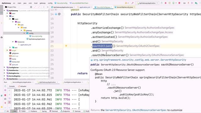 ? Implementing Spring Security at API GATEWAY using OKTA detail video | Microservices Tutorial смотреть онлайн
