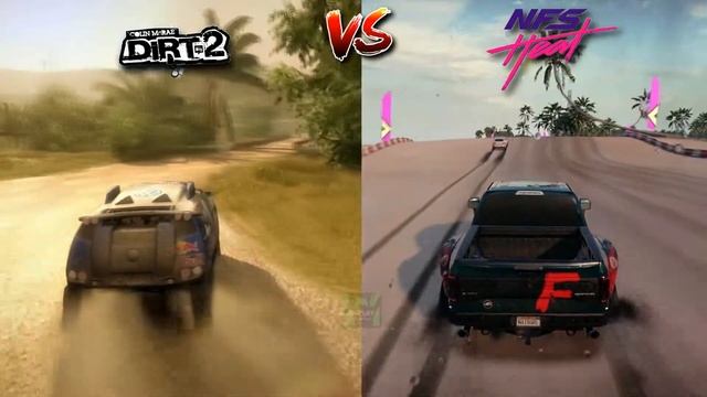 DIRT2 VS NFS HEAT(БОЛЬШИЕ МАШИНКИ ДЛЯ БОЛЬШИХ МАЛЬЧИКОВ)?|СРАВНЕНИЕ ИГР|✅1080HD смотреть онлайн