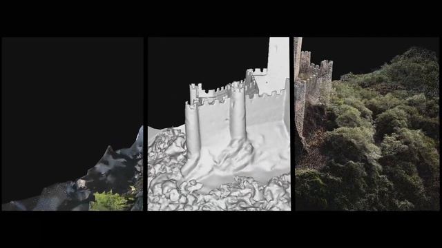 Photogrammetry Almourol Castle Portugal смотреть онлайн