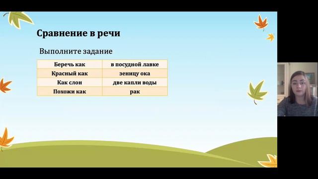 Пузикова Марина. Видео-урок на тему "Текст-описание" смотреть онлайн