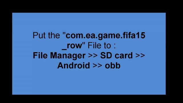 Fifa 15 Ultimate Team APK + DATA + OBB Latest Version 2014
