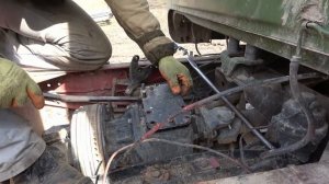 Установка лебёдки на заднюю часть рамы ЗиЛ 131.