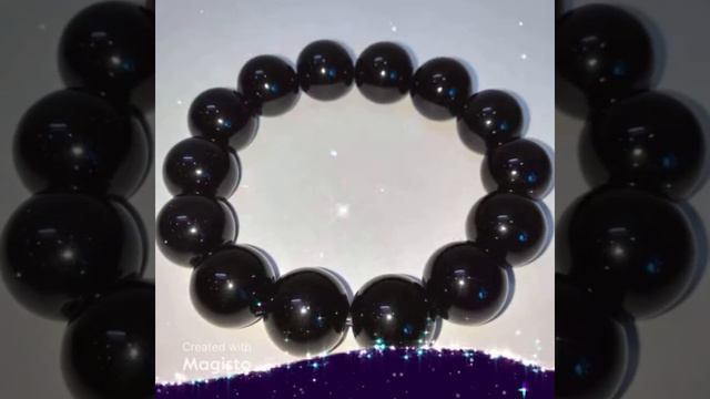 Vòng tay đá Obsidian phong thủy 14ly VT007 смотреть онлайн
