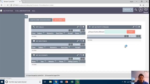 SuiteCRM instalación y pequeña introducción смотреть онлайн