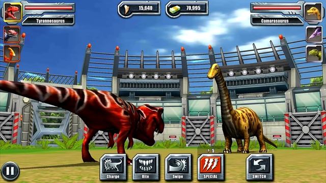 Jurassic Park Builder BATTLE Android Gameplay смотреть онлайн