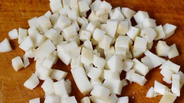 Салат из кальмаров с крабовыми палочками смотреть онлайн