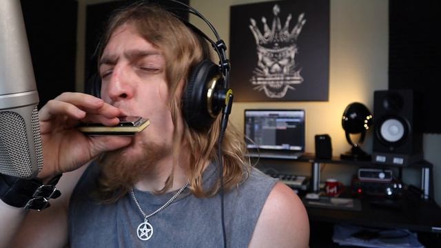 Intense Slow Blues Harmonica Jam смотреть онлайн
