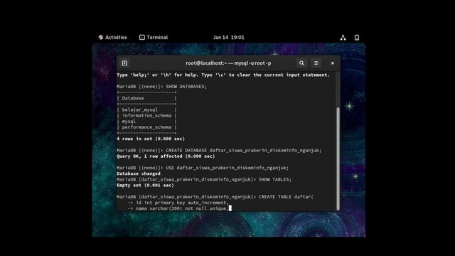 CentOS 9 - Create Database & Create Table in MariaDB/MySQL смотреть онлайн