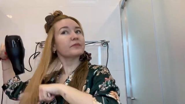 My hair routine: Как я сушу мои длинные волосы смотреть онлайн