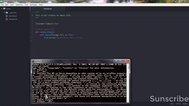 Python Tutorials for beginners -39- Documenting the code in Python смотреть онлайн