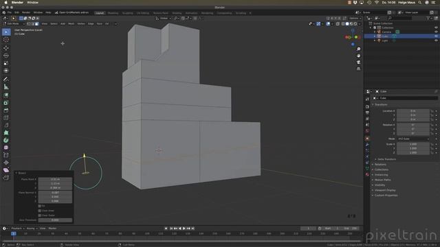 Blender 2.9 - New Features & Improvements - 02 Extrude Manifold, Bevel Custom Profiles & Curves смотреть онлайн