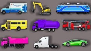 Мультик про машинки для детей. Самосвал, пожарная машина, мусоровоз, поезд, грузовикМультик про маши