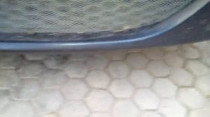 Сетка на нижнюю  решётку радиатора Рено Логан