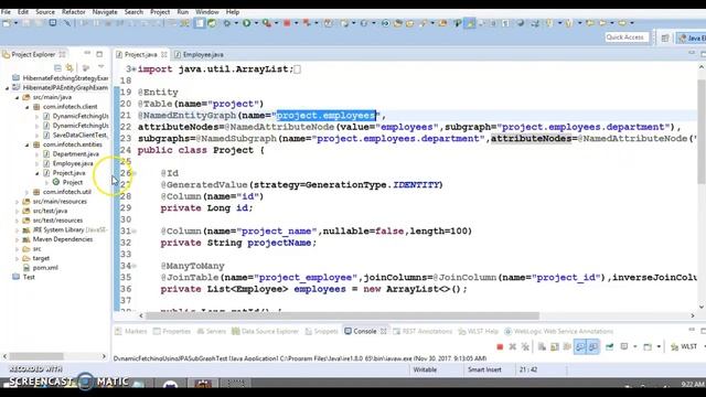 Dynamic Fetching via JPA Entity subgraph in hibernate смотреть онлайн
