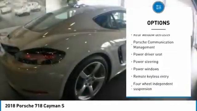 2018 Porsche 718 Cayman Bakersfield CA P1041 смотреть онлайн