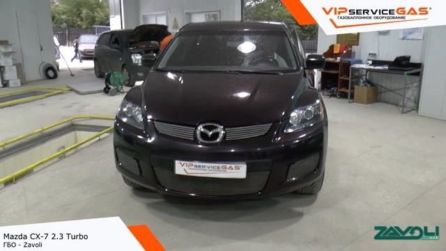 Установка ГБО на Mazda CX 7 2.3 Turbo - Zavoli. Газ на Мазда цх7 смотреть онлайн