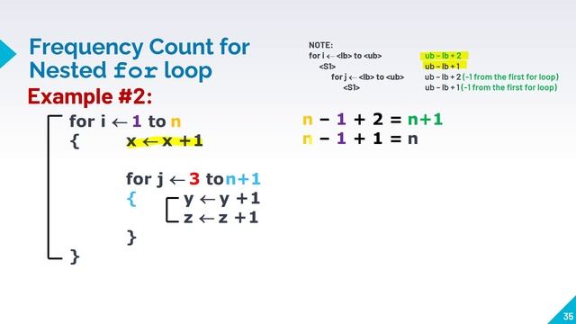 Frequency Count on Nested Statements | Algorithms and Complexity | Filipino-English Discussion смотреть онлайн