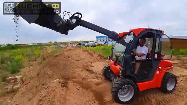 телескопический погрузчик Sheng ERT1500 (Everun) от компании Шенг.рф смотреть онлайн