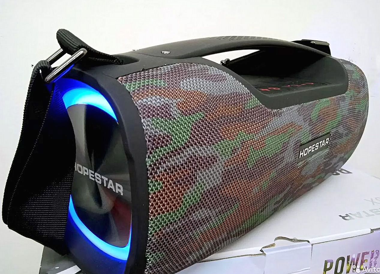 ? Портативная колонка. 55 Ватт Подсветка. Hopestar A6X. Новинка? смотреть онлайн