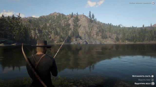 Легендарный Малоротый окунь- Рыбалка Red Dead Redemption 2 смотреть онлайн