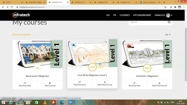 FREE COURSE WITH CERTIFICATE ON AUTOCAD 2D, CAD3D AND REVIT смотреть онлайн