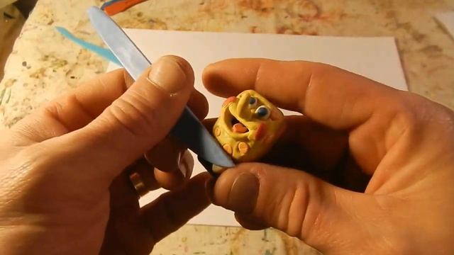 Губка Боб Квадратные Штаны - лепим из пластилин смотреть онлайн