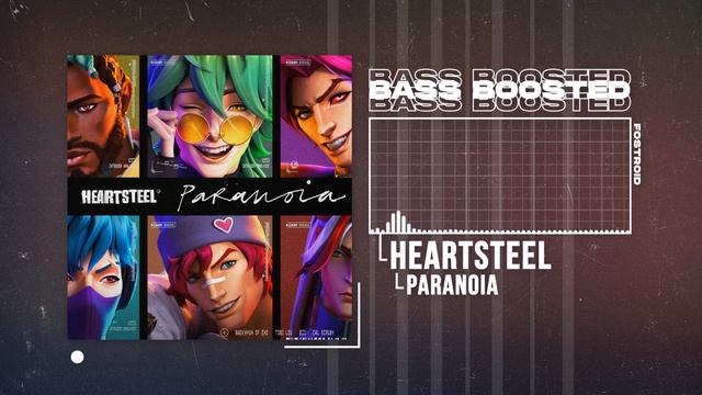 HEARTSTEEL - PARANOIA (ft. BAEKHYUN, Tobi Lou, ØZI, And Cal Scruby) [BASS BOOSTED]