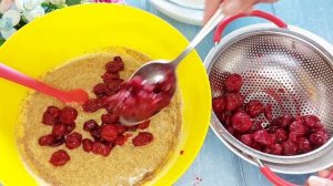 Вишневый кекс из панировочных сухарей.Казакша рецепт.